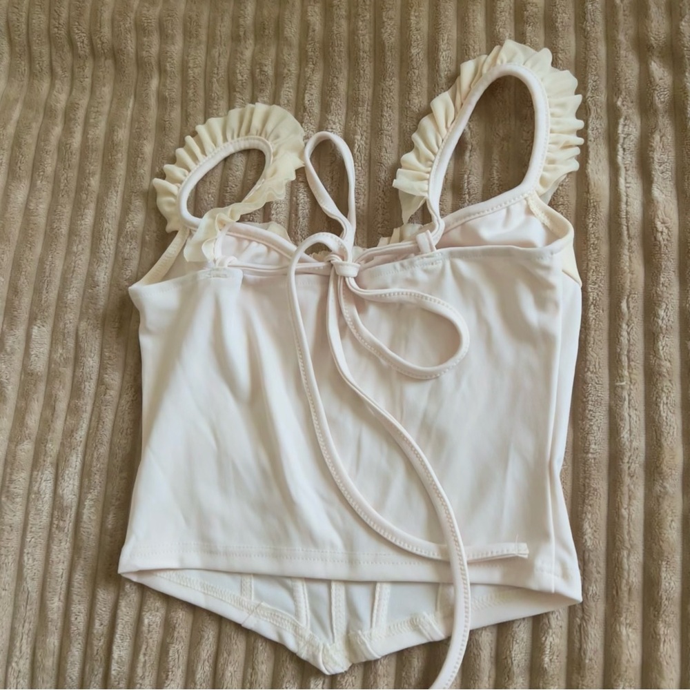 Cream Corset Top - Picture 3 of 6
